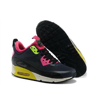 Nike Air Max 90 Sneakerboot Ns Women Black Pink Running Sports Shoes Spain